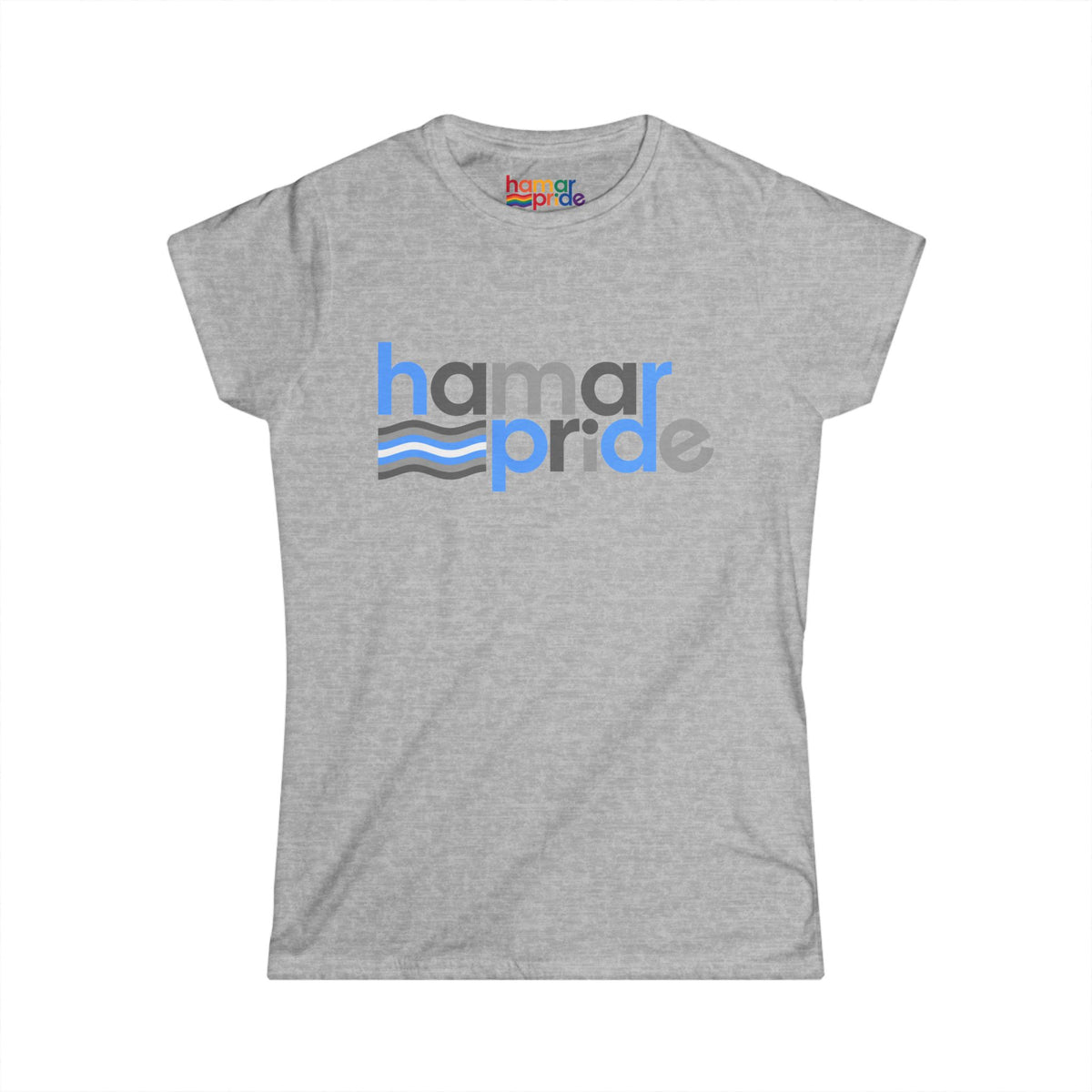 Hamar Pride Women's Softstyle Tee - Demiboy Pride