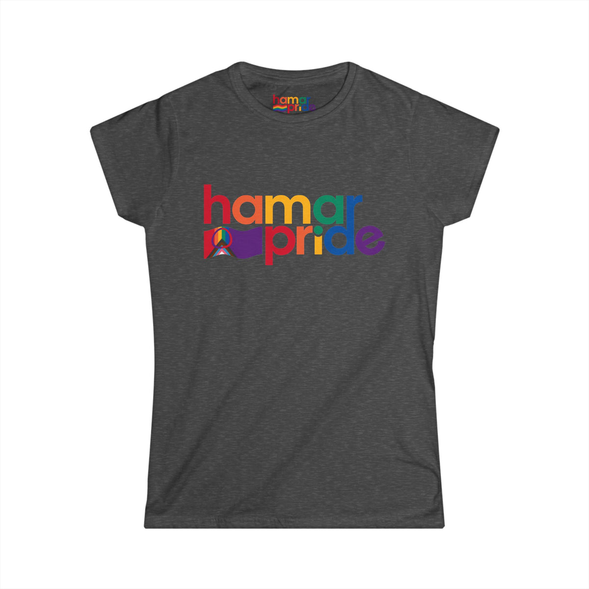 Hamar Pride Women's Softstyle Tee - Sampi Queer Pride