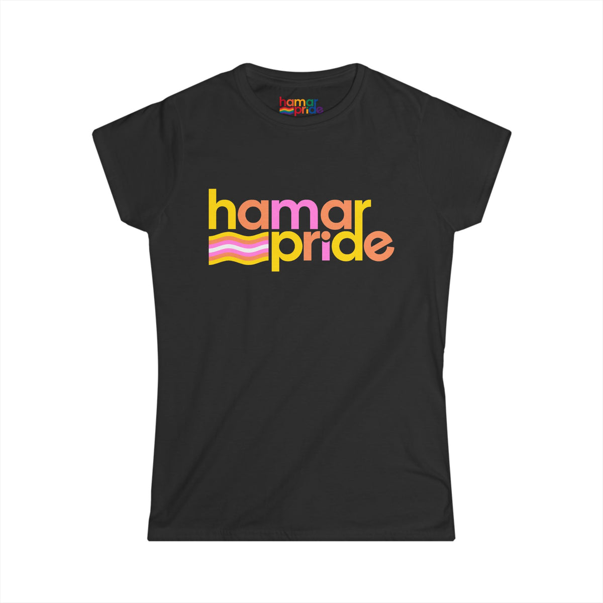 Hamar Pride Women's Softstyle Tee - Pangender Pride