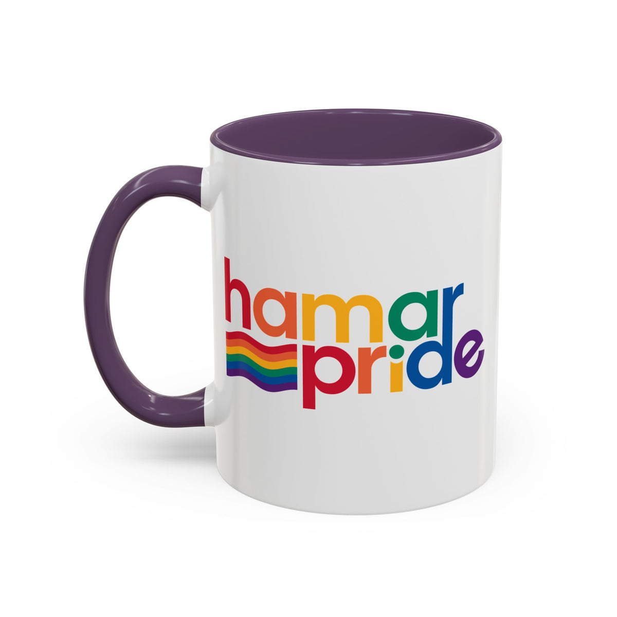 Hamar Pride Coffee Mug – Colorful Accent Ceramic Mug (11oz)