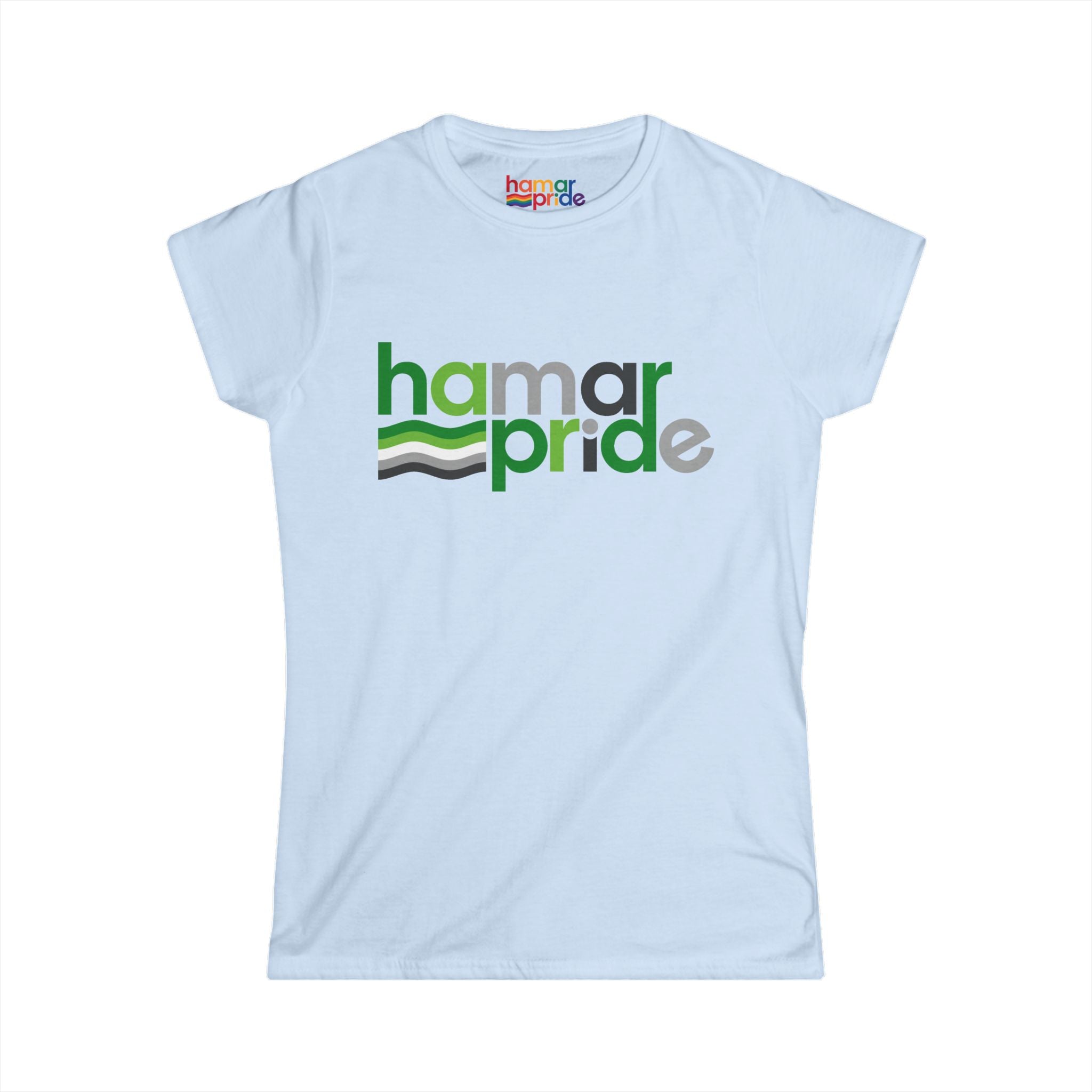 Hamar Pride Women's Softstyle Tee - Aromantic Pride