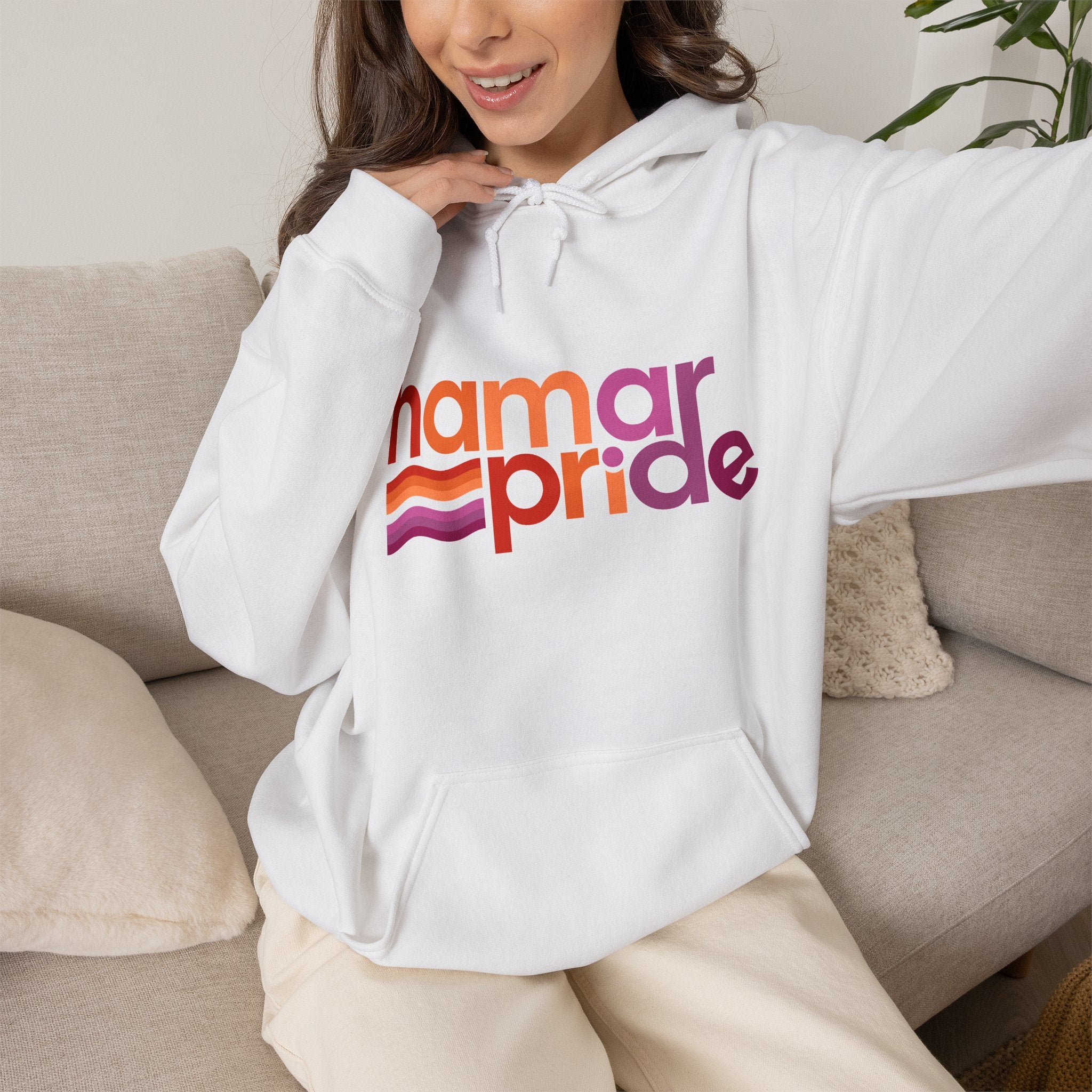 Hamar Pride Hoodie — Lesbian Pride