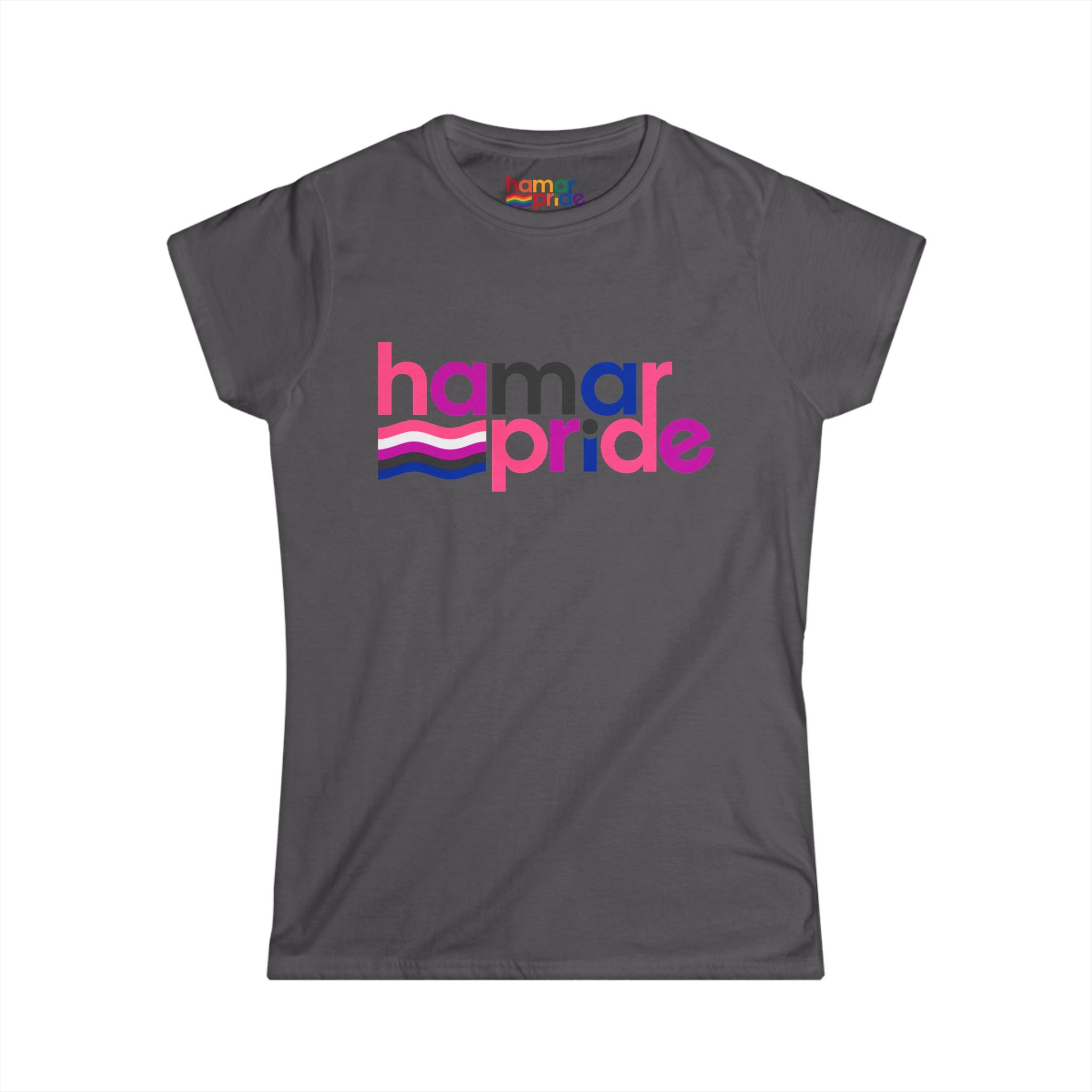 Hamar Pride Women's Softstyle Tee - Genderfluid Pride