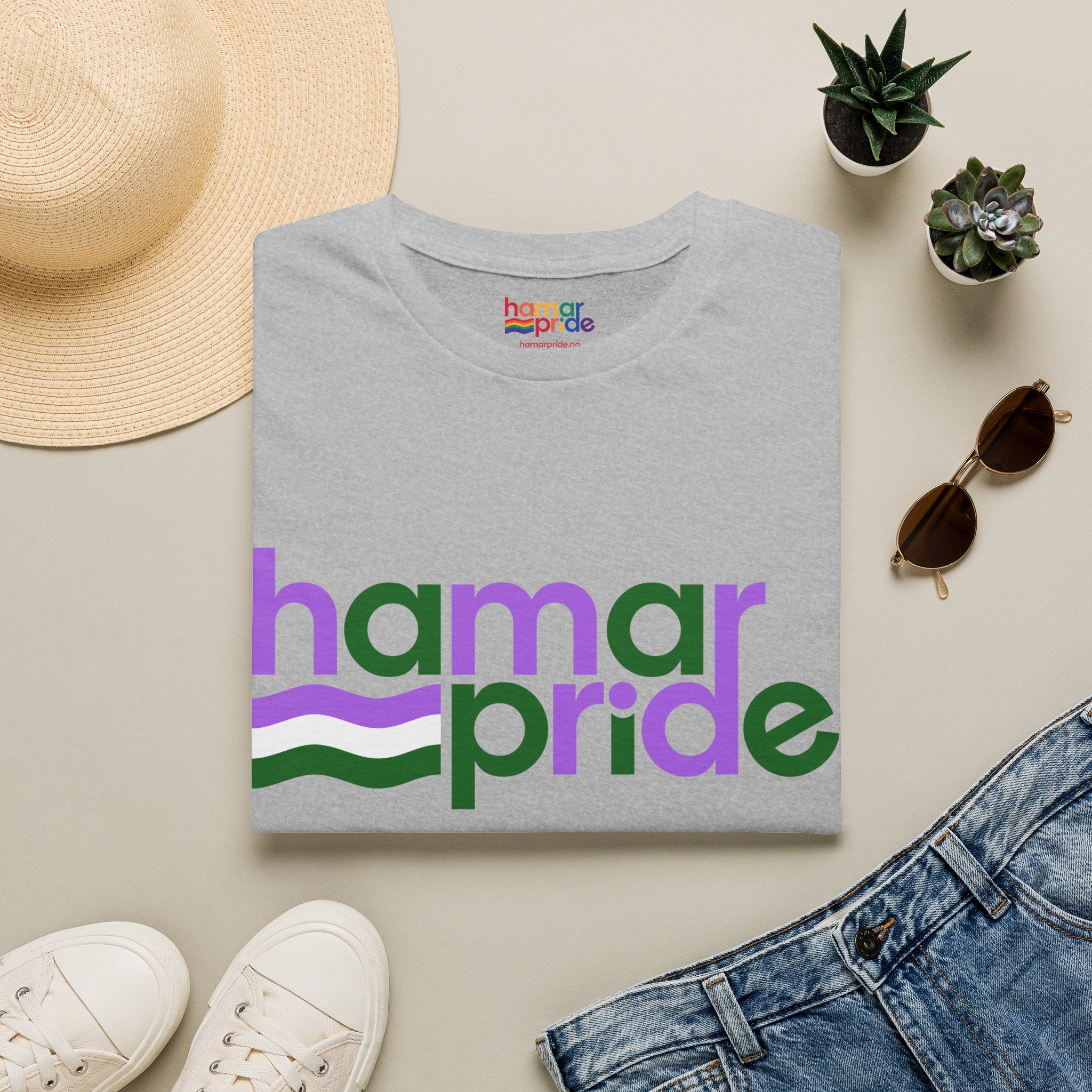 Hamar Pride Tee - Genderqueer Pride