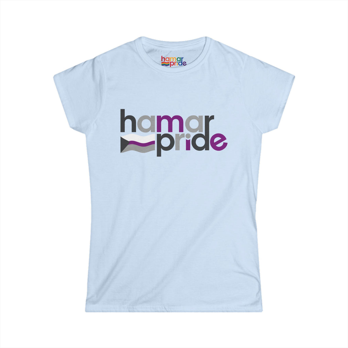Hamar Pride Women's Softstyle Tee - Demisexual Pride