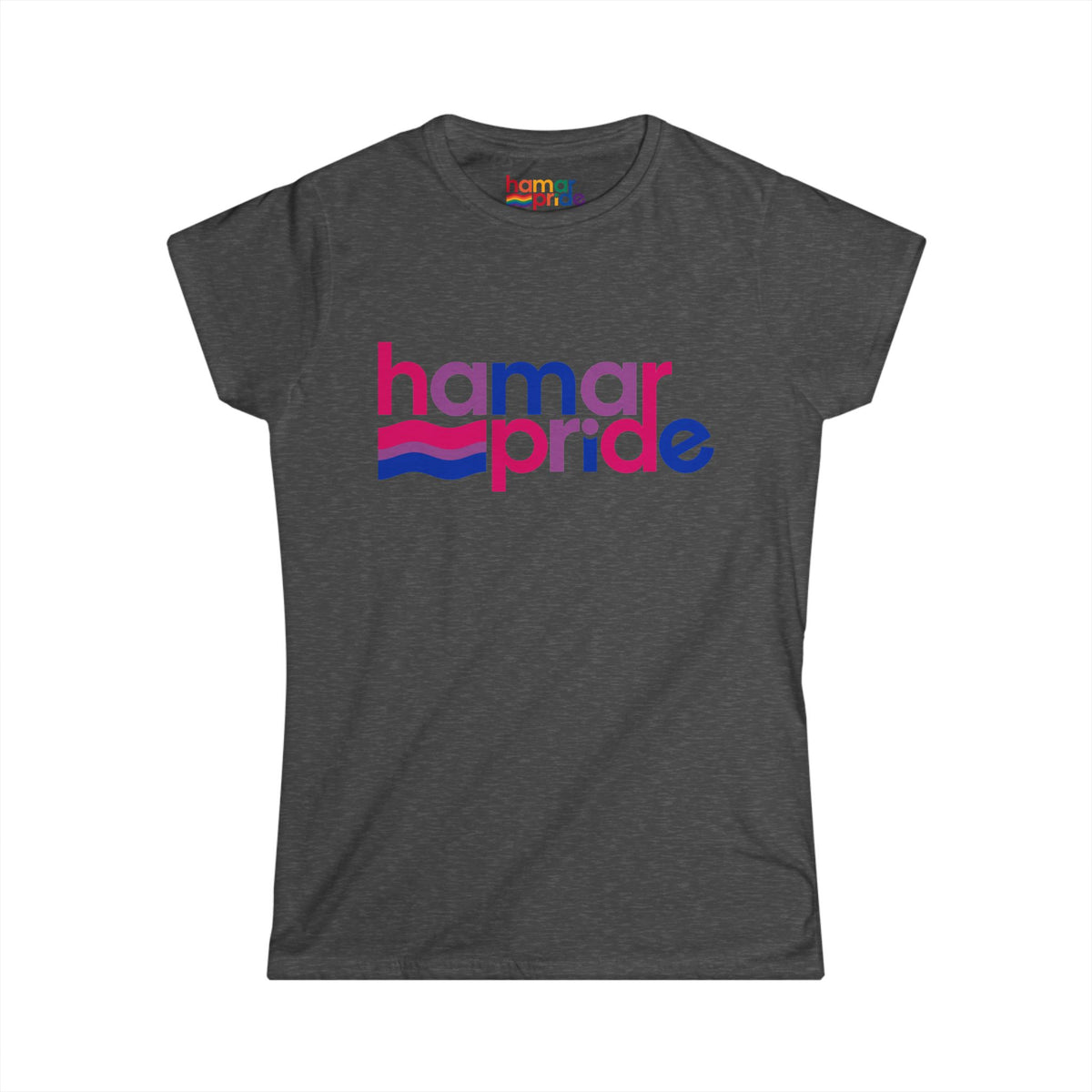 Hamar Pride Women's Softstyle Tee - Bisexual Pride