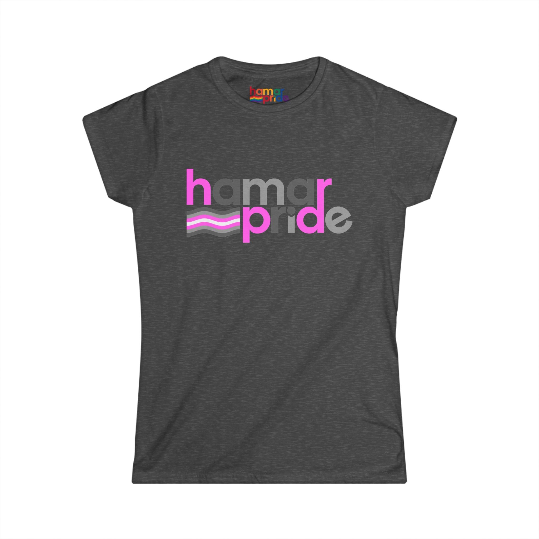 Hamar Pride Women's Softstyle Tee - Demigirl Pride