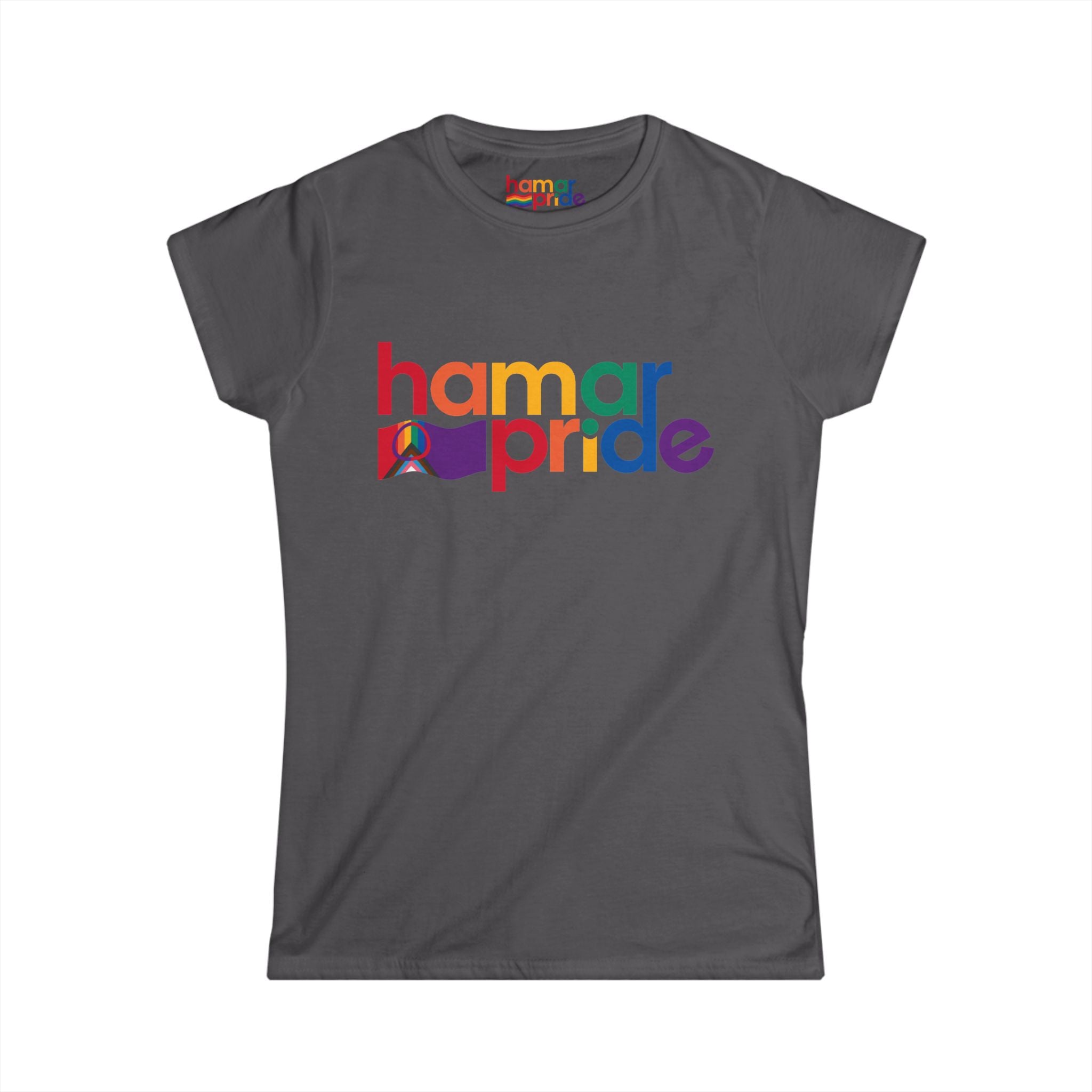 Hamar Pride Women's Softstyle Tee - Sampi Queer Pride