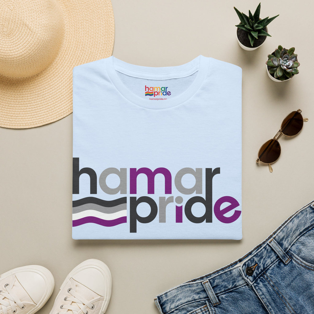 Hamar Pride Tee - Asexual Pride