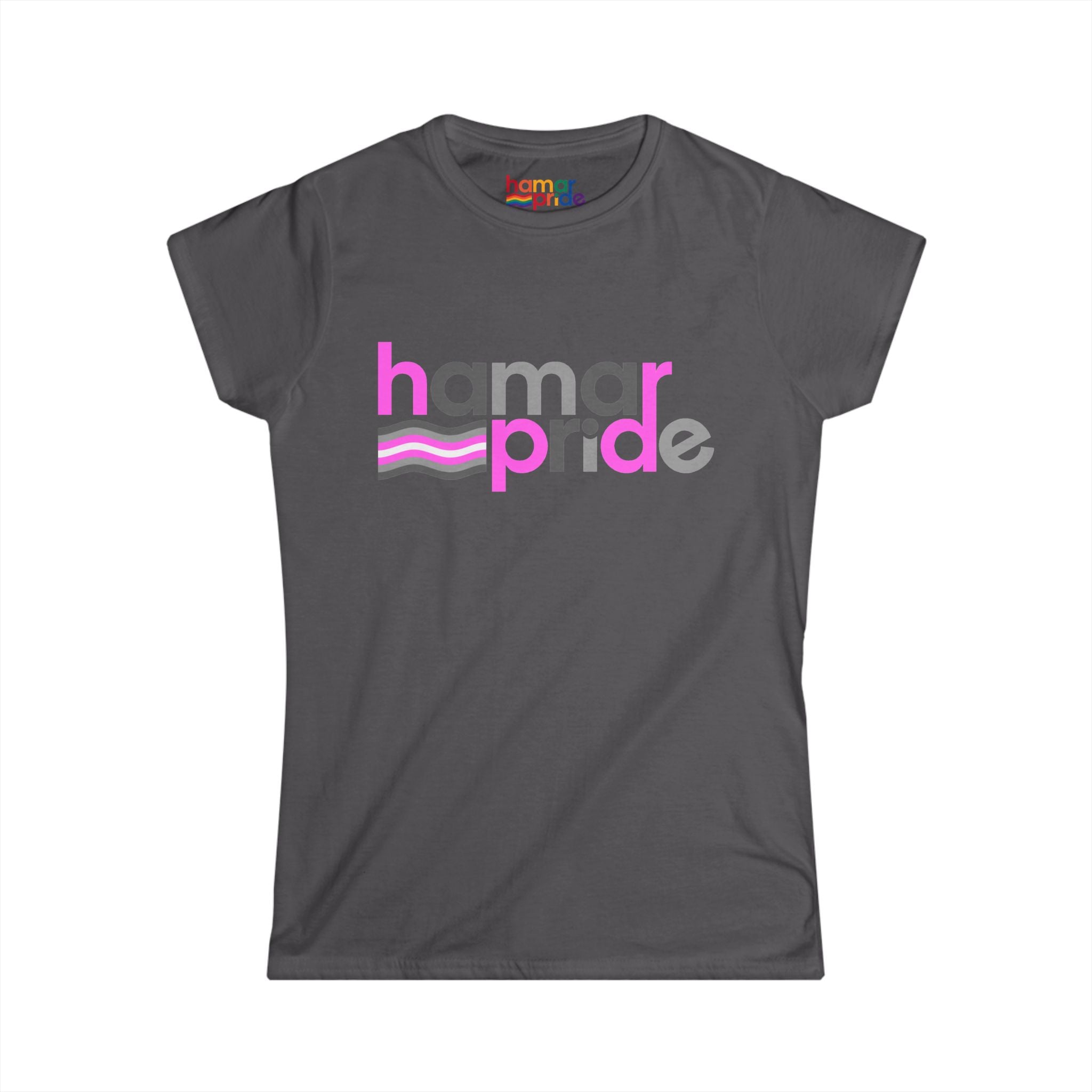 Hamar Pride Women's Softstyle Tee - Demigirl Pride