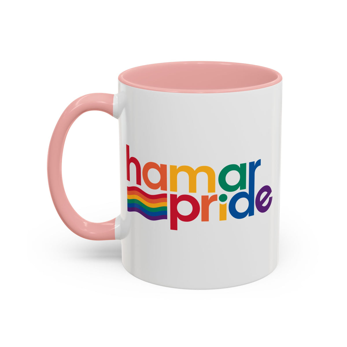 Hamar Pride Coffee Mug – Colorful Accent Ceramic Mug (11oz)