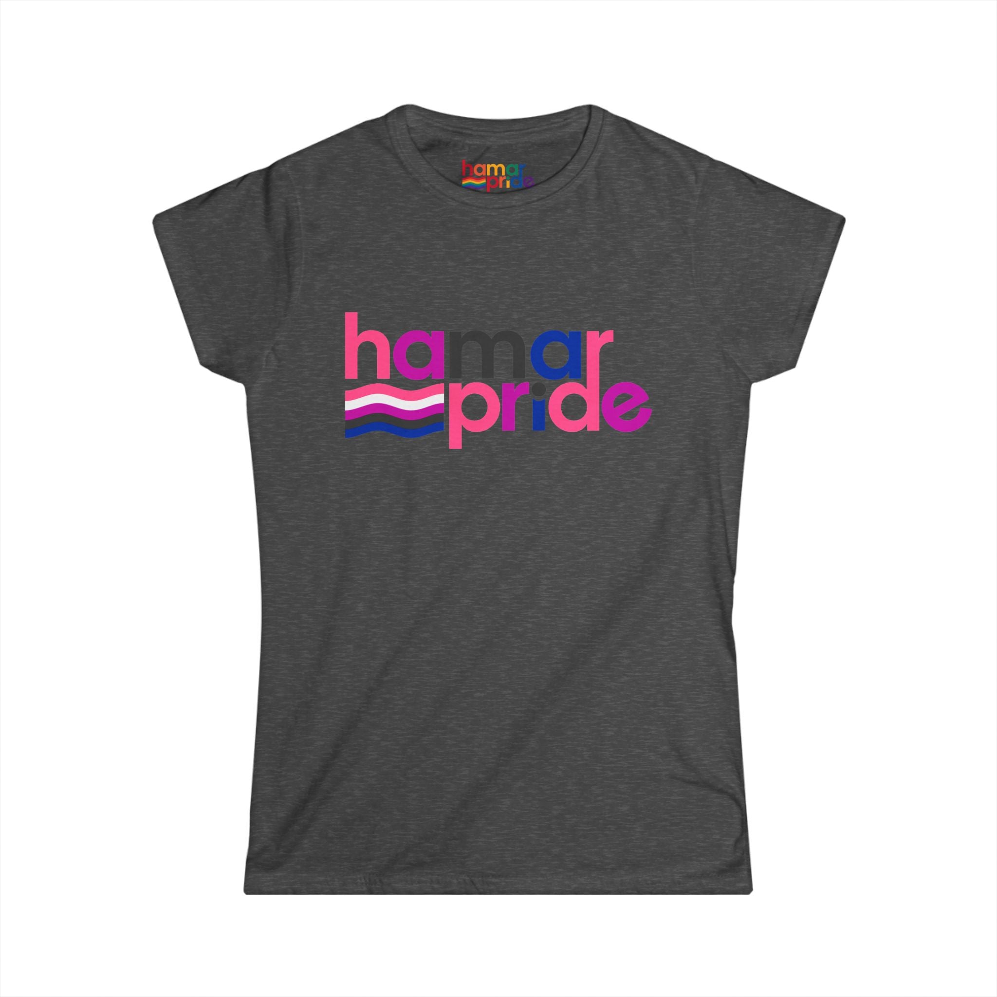 Hamar Pride Women's Softstyle Tee - Genderfluid Pride