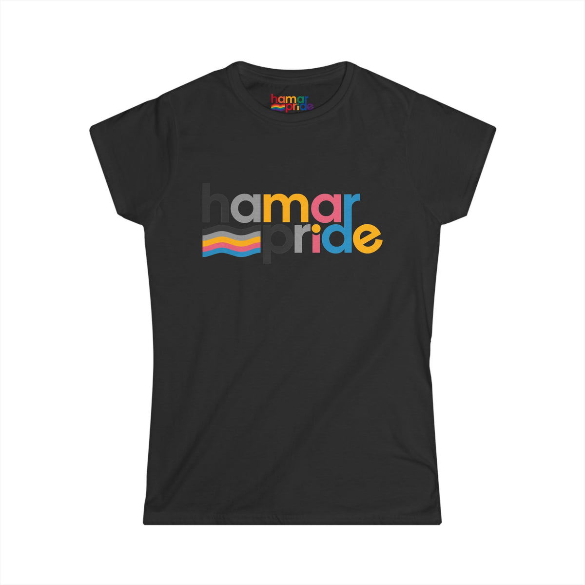Hamar Pride Women's Softstyle Tee - Polygender Pride