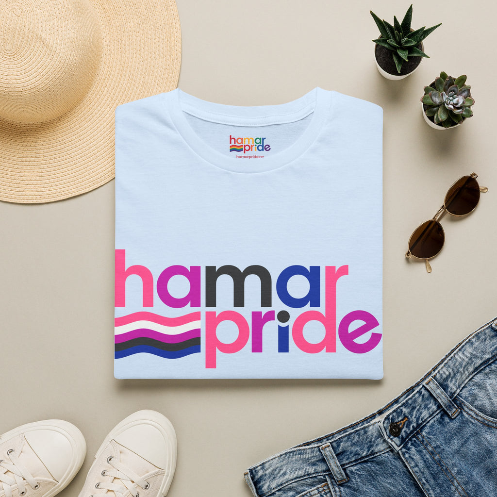 Hamar Pride Tee - Genderfluid Pride