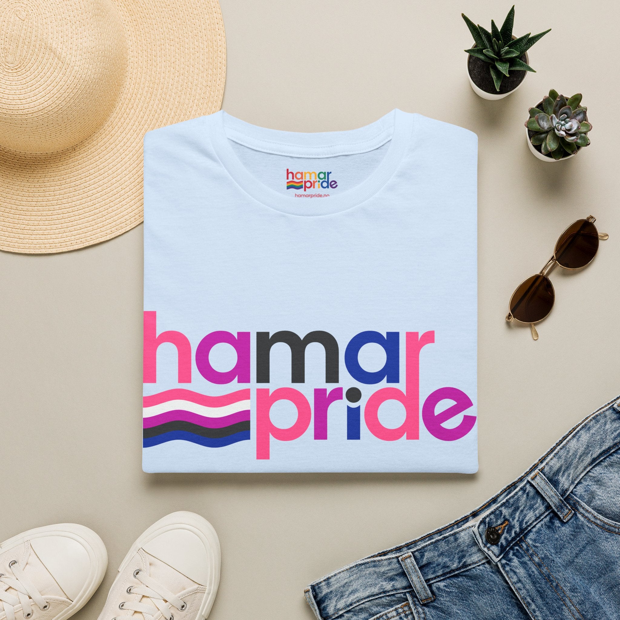 Hamar Pride Tee - Genderfluid Pride