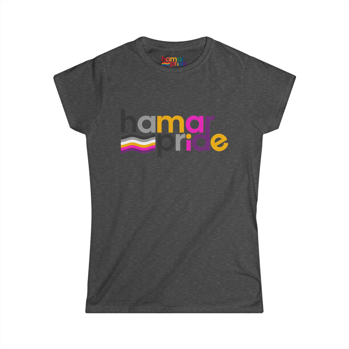 Hamar Pride Women's Softstyle Tee - Universal Asexual Pride