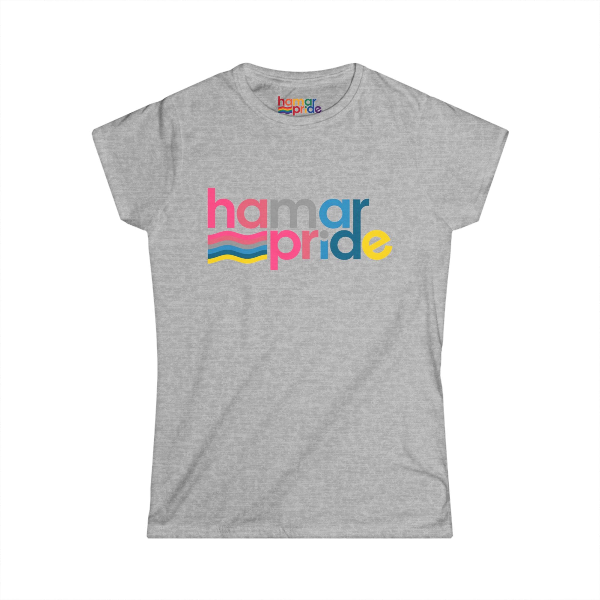Hamar Pride Women's Softstyle Tee - Genderflux Pride