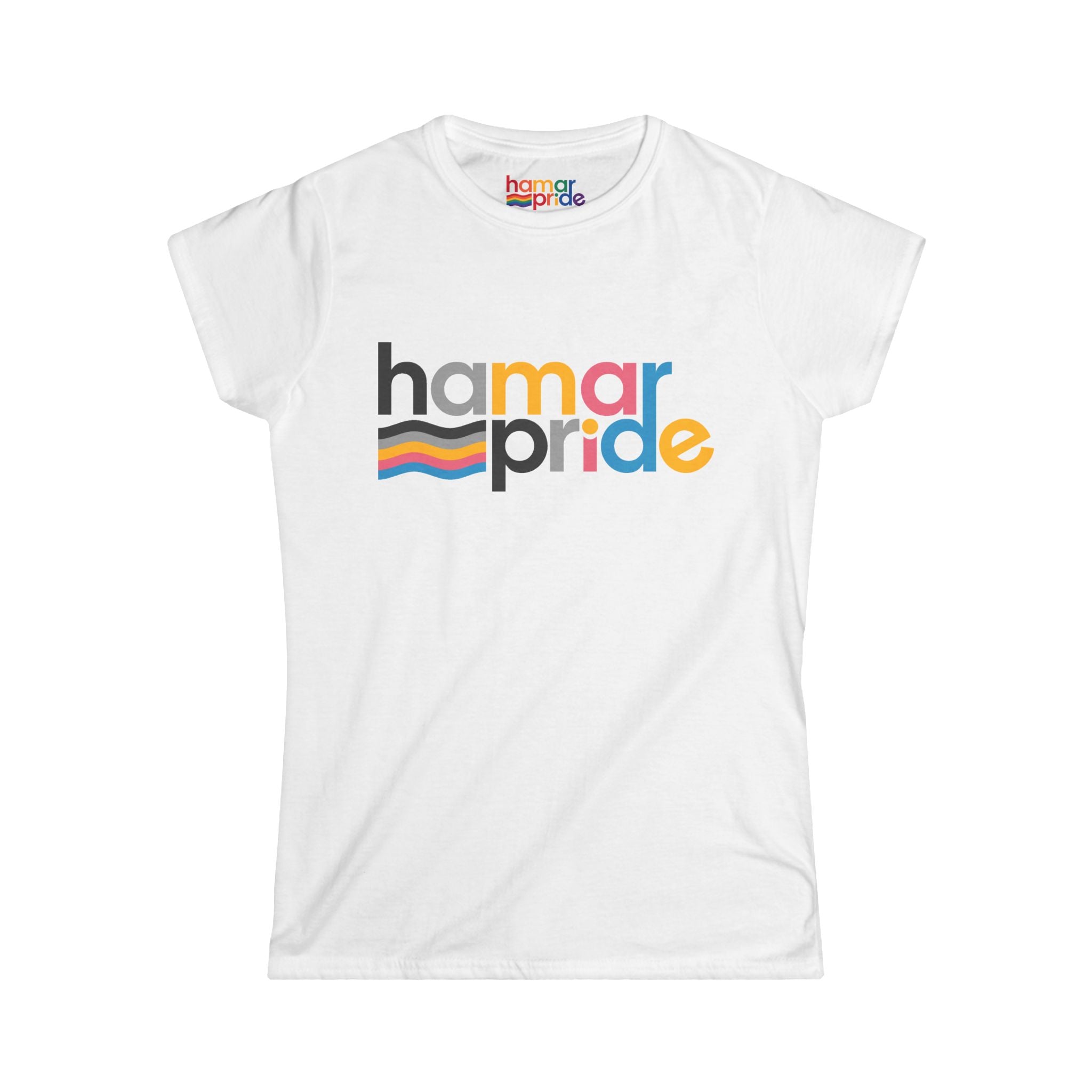 Hamar Pride Women's Softstyle Tee - Polygender Pride