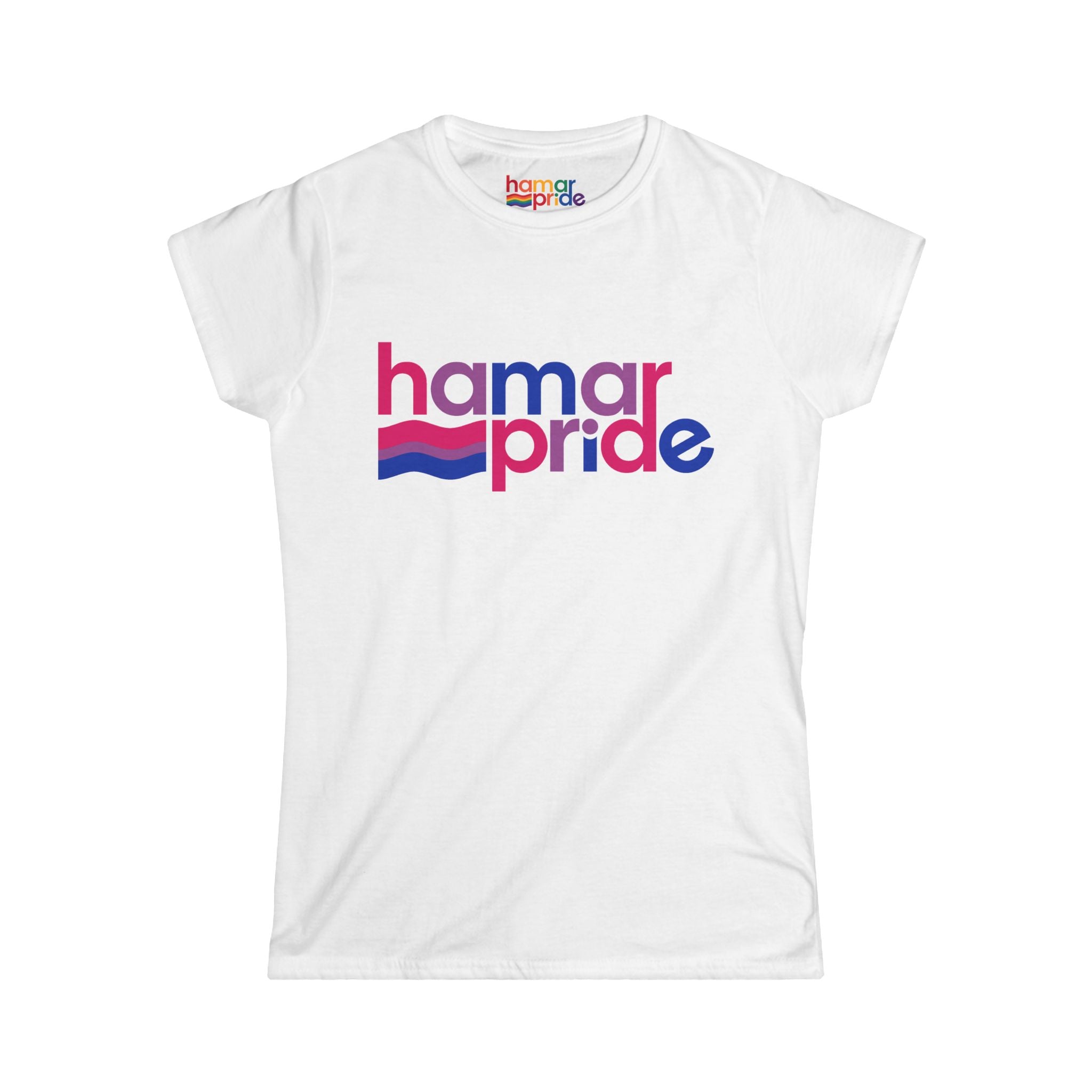 Hamar Pride Women's Softstyle Tee - Bisexual Pride