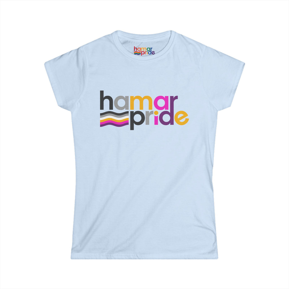Hamar Pride Women's Softstyle Tee - Universal Asexual Pride