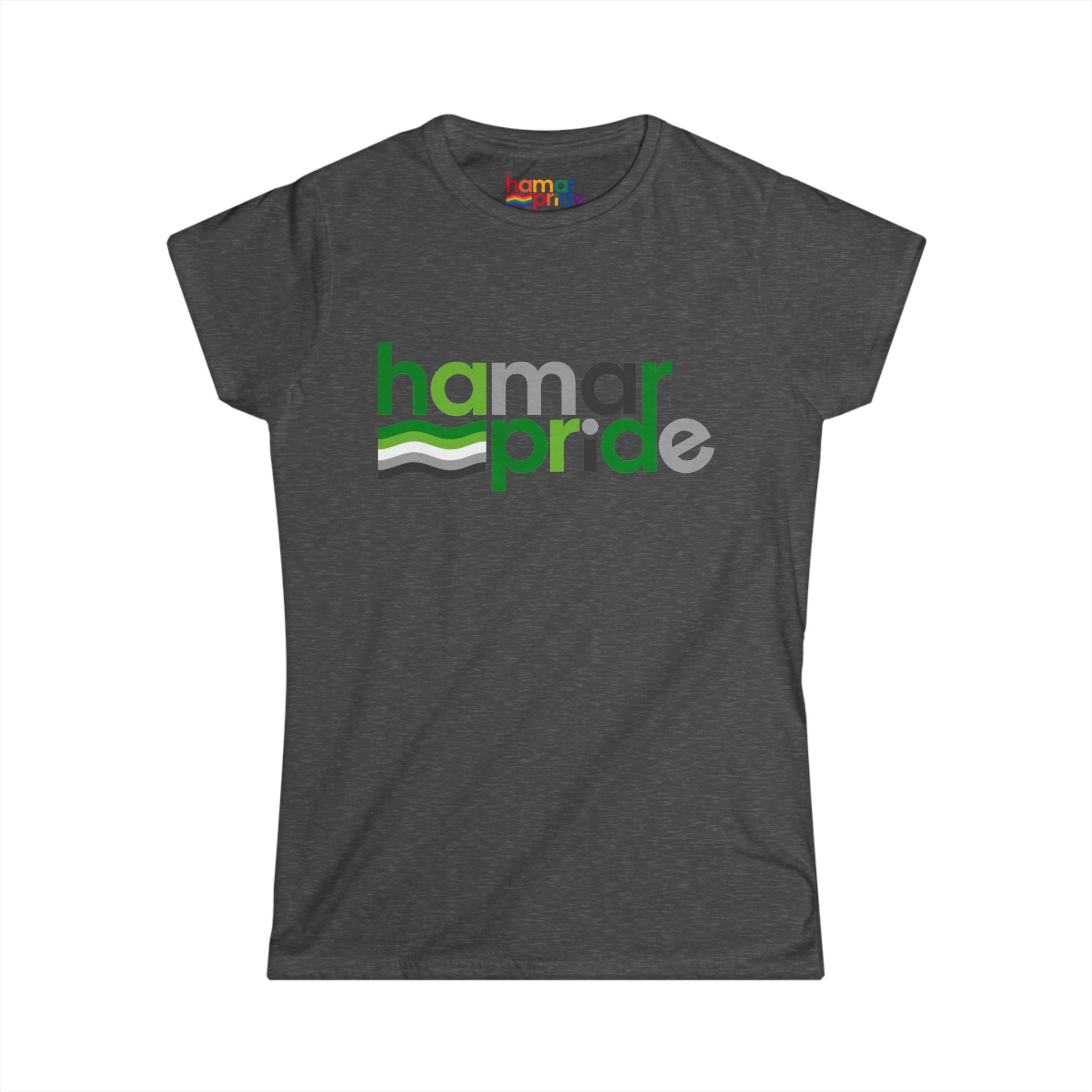 Hamar Pride Women's Softstyle Tee - Aromantic Pride