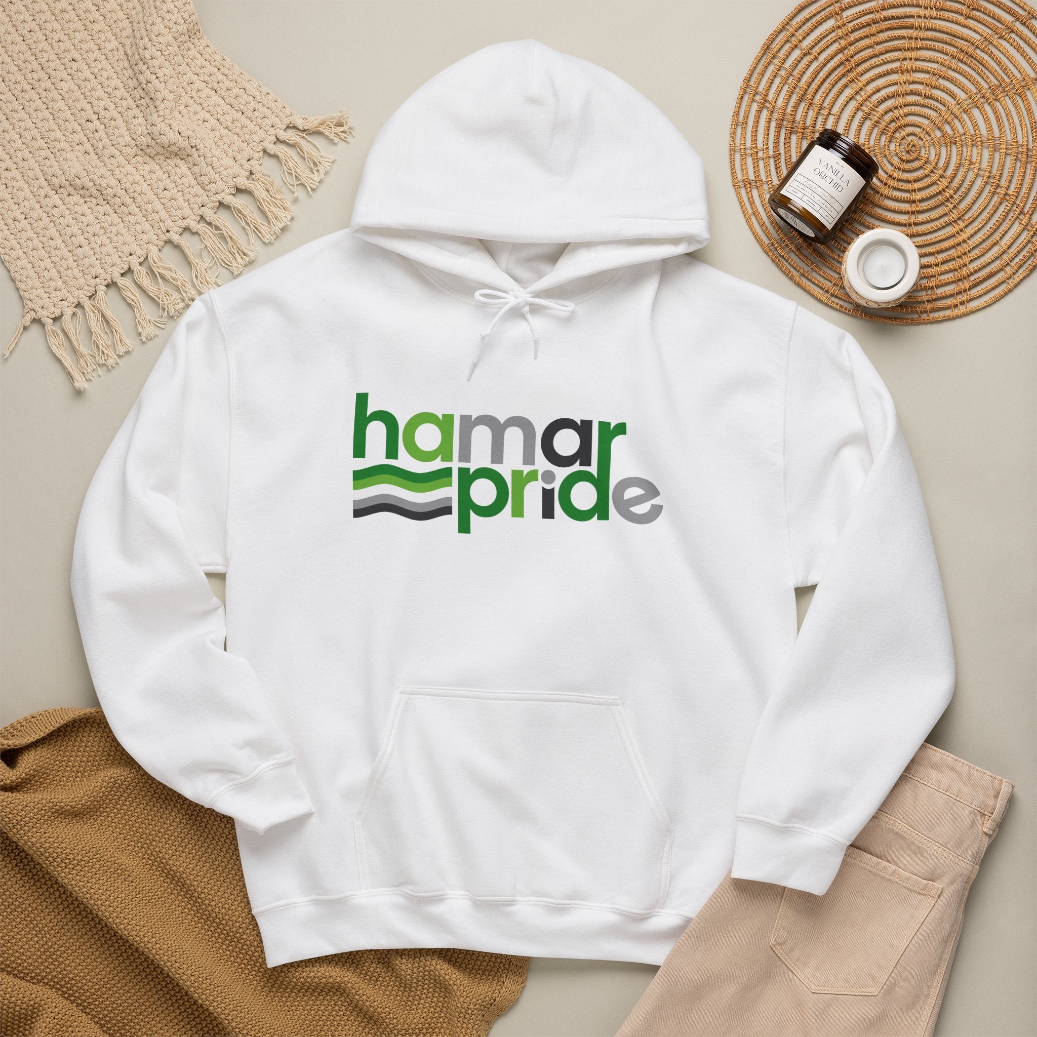 Hamar Pride Hoodie — Aromantic Pride