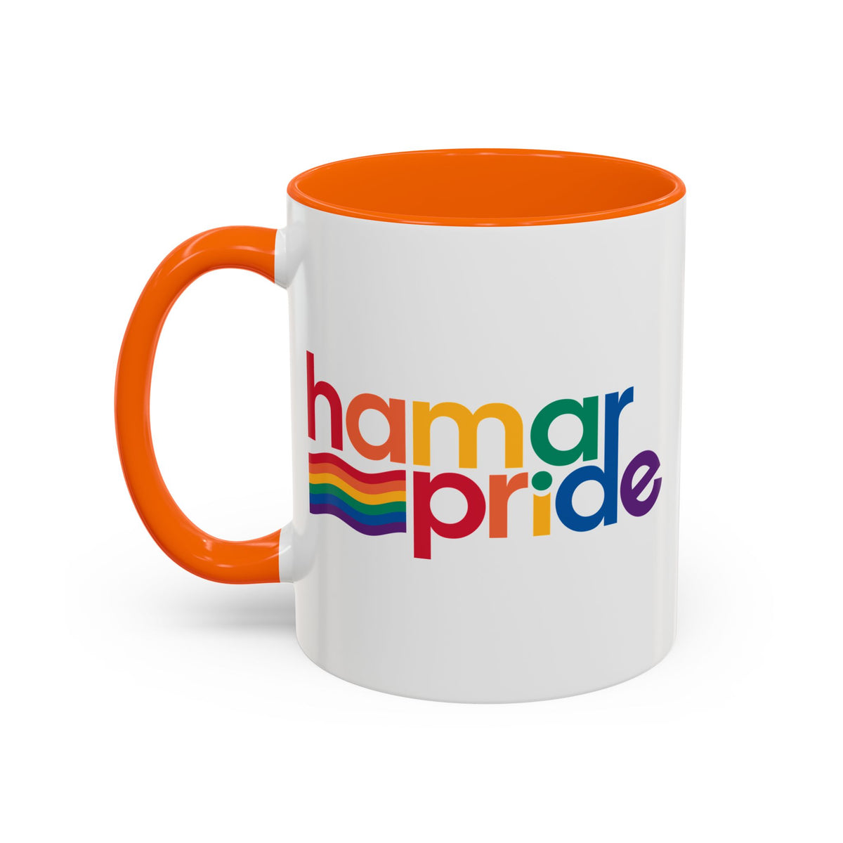 Hamar Pride Coffee Mug – Colorful Accent Ceramic Mug (11oz)