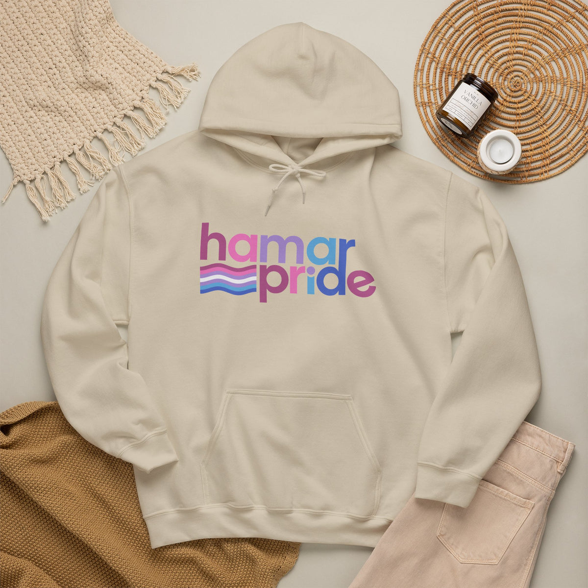 Copy of Hamar Pride Hoodie — Bigender Pride