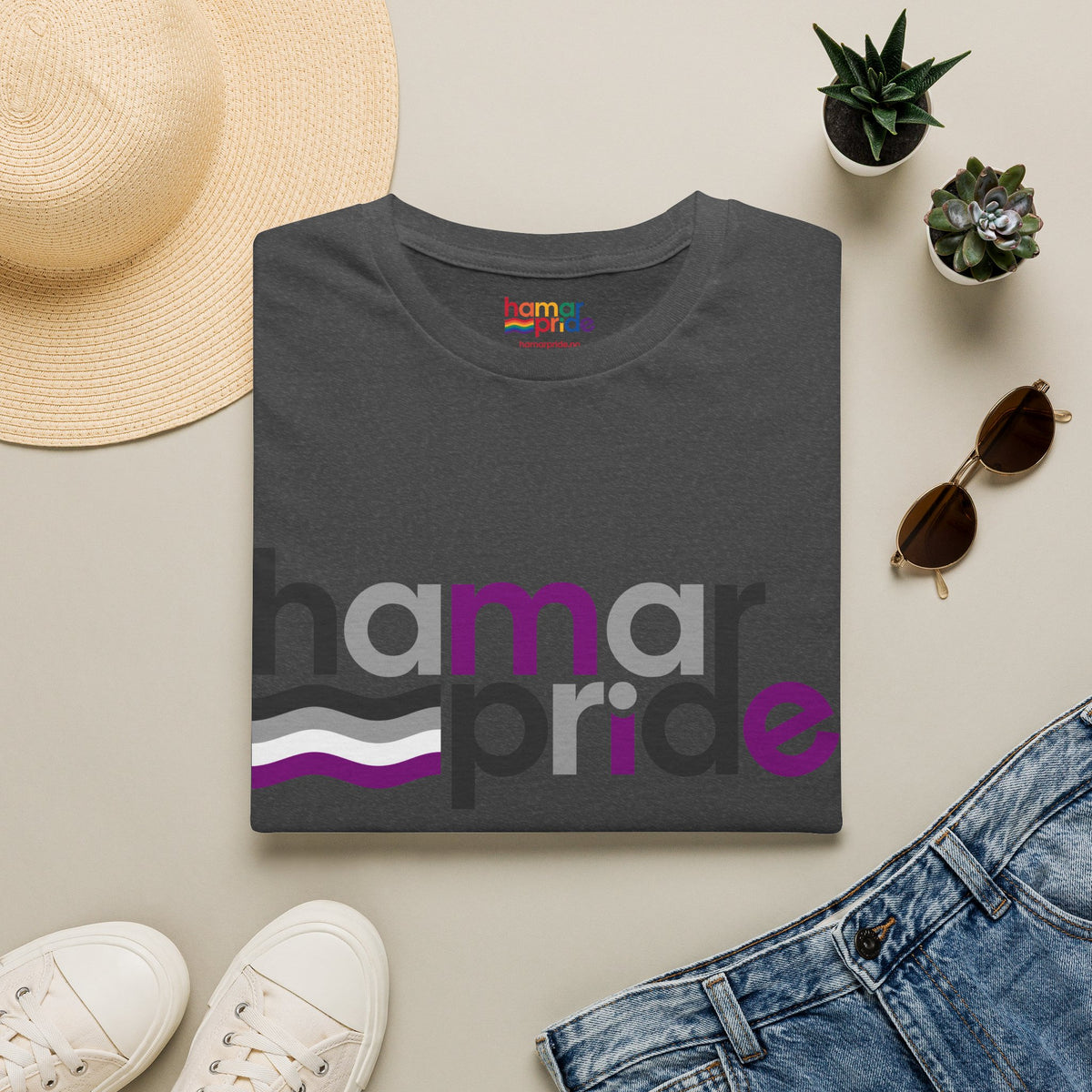 Hamar Pride Tee - Asexual Pride
