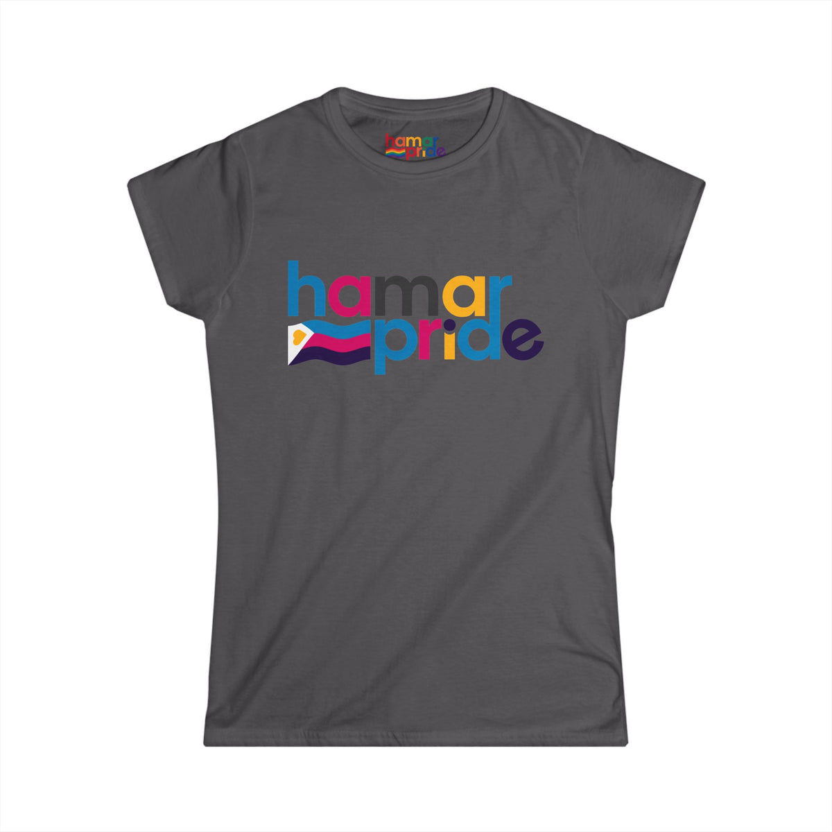 Hamar Pride Women's Softstyle Tee - Polyamory Pride