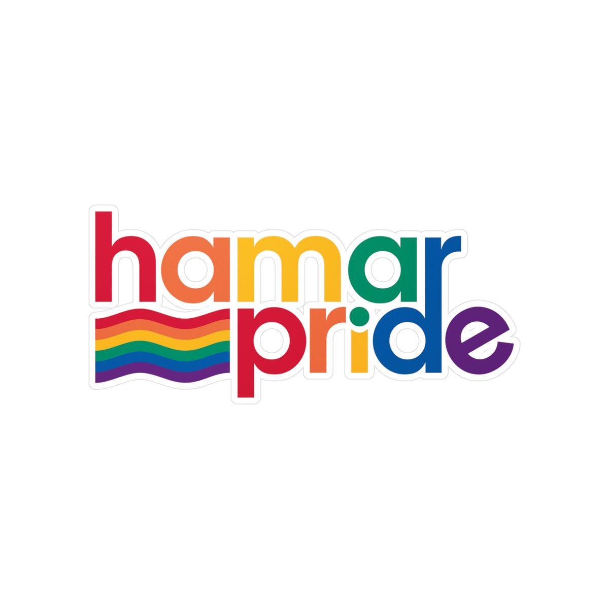 Hamar Pride Vinyl Kiss-Cut Sticker