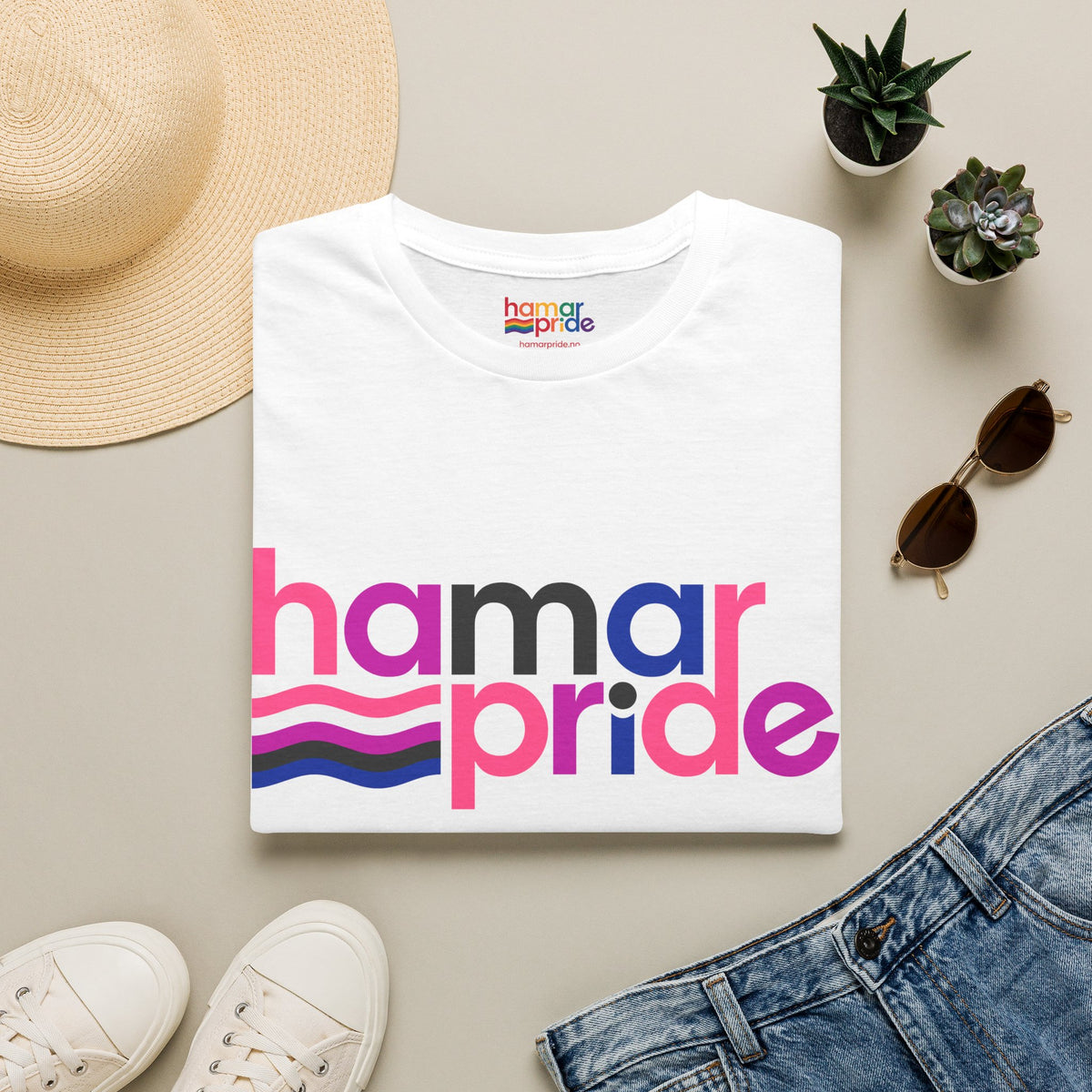 Hamar Pride Tee - Genderfluid Pride