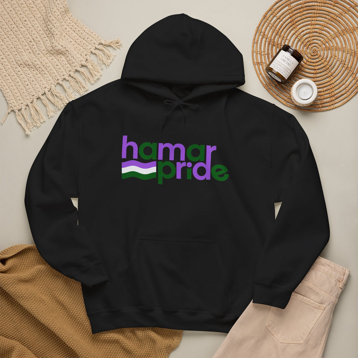 Copy of Hamar Pride Hoodie — Genderqueer Pride