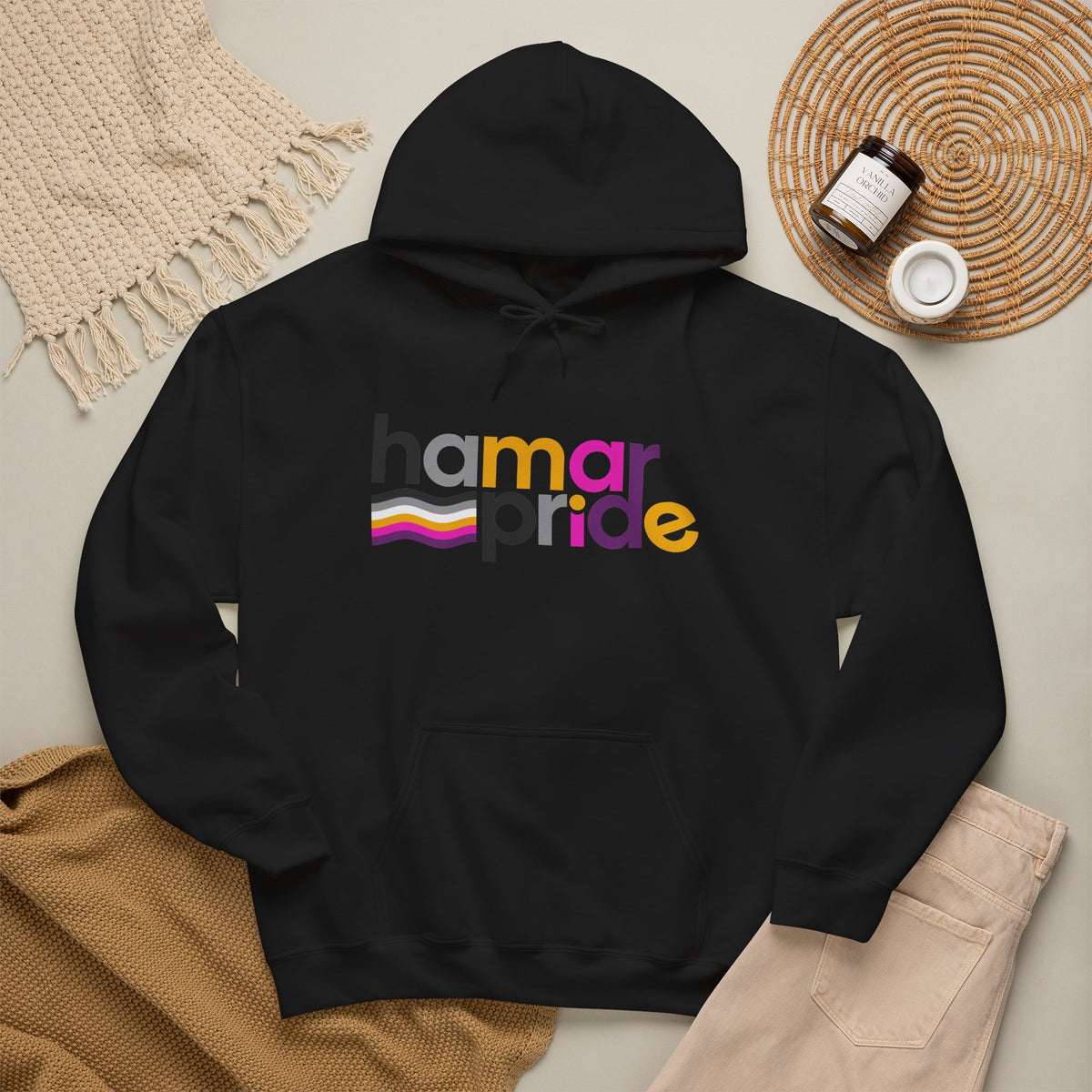 Hamar Pride Hoodie — Universal Asexual Pride