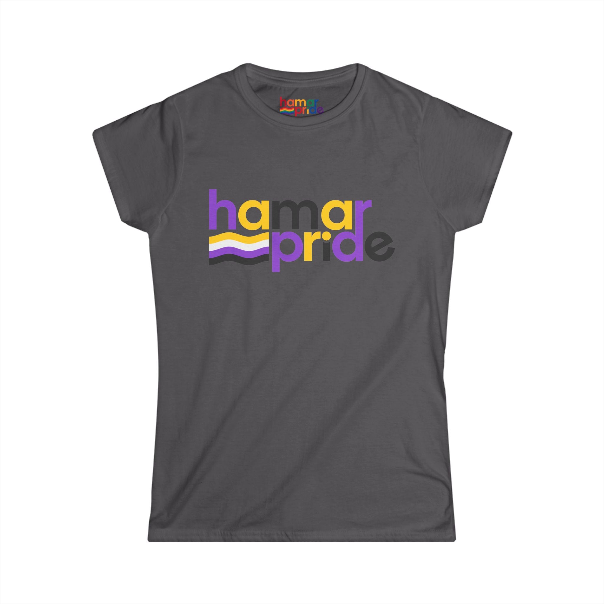Hamar Pride Women's Softstyle Tee - Nonbinary Pride