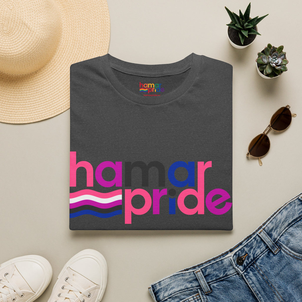 Hamar Pride Tee - Genderfluid Pride