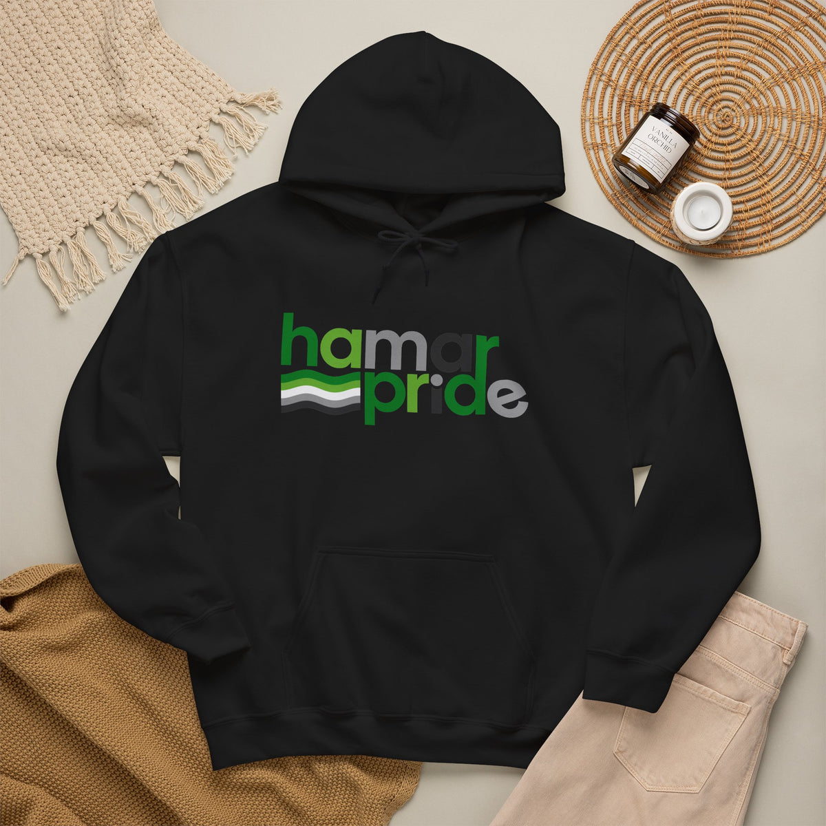 Hamar Pride Hoodie — Aromantic Pride