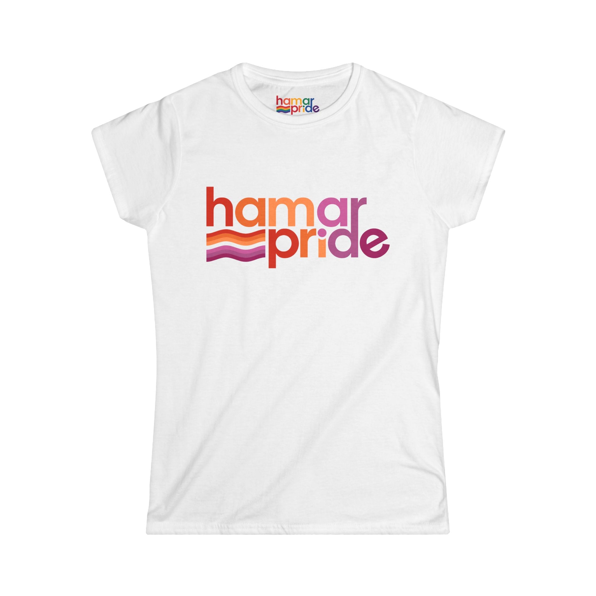 Copy of Hamar Pride Women's Softstyle Tee - Genderqueer Pride