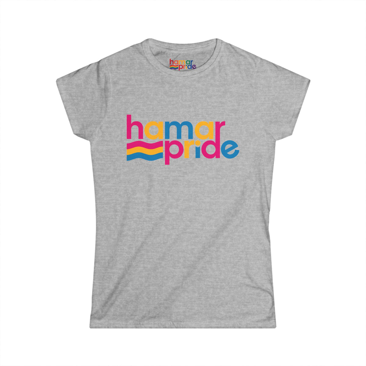 Hamar Pride Women's Softstyle Tee - Pansexual Pride
