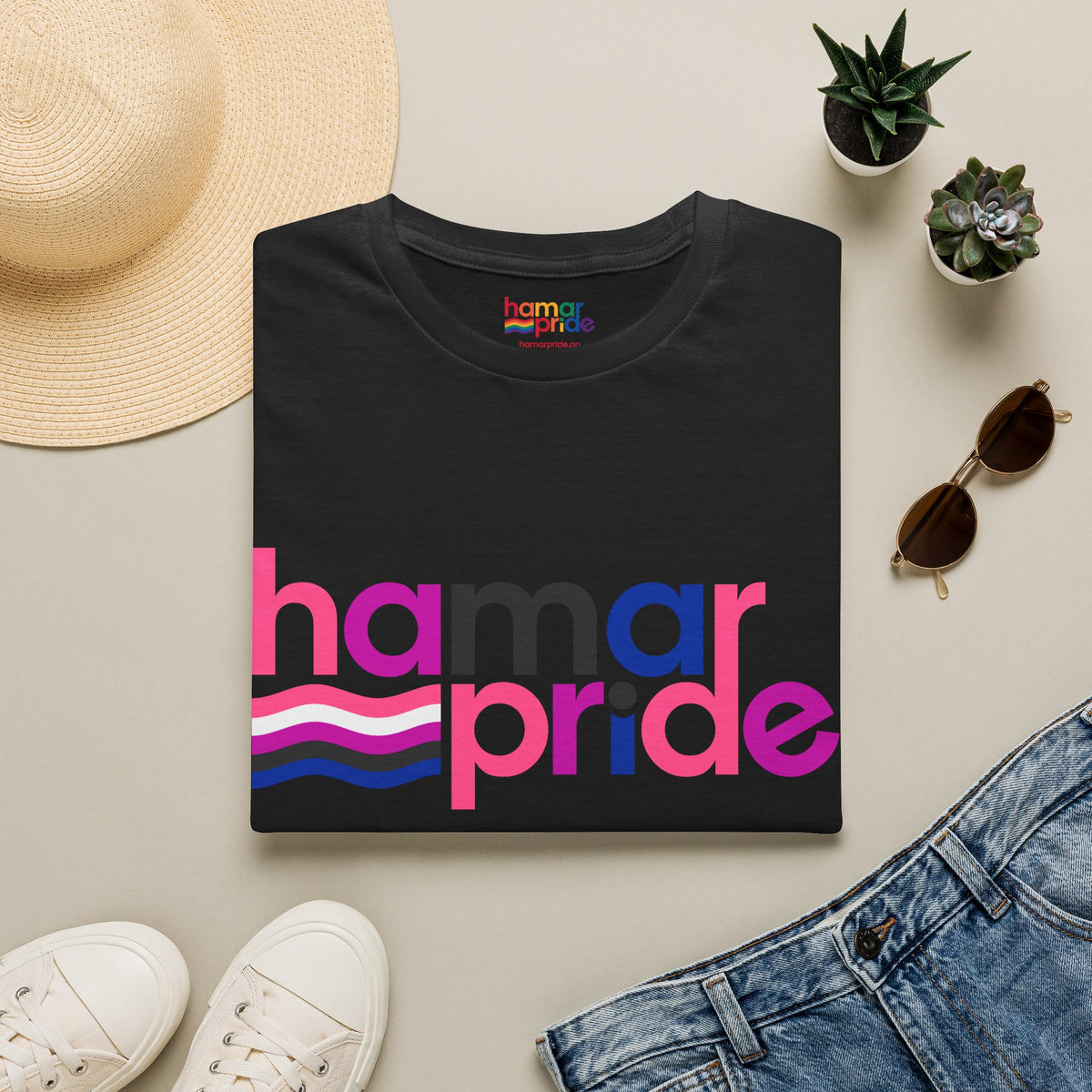 Hamar Pride Tee - Genderfluid Pride