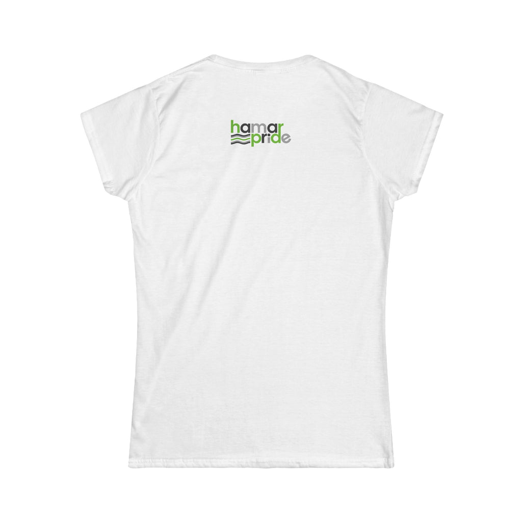 Hamar Pride Women's Softstyle Tee - Agender Pride