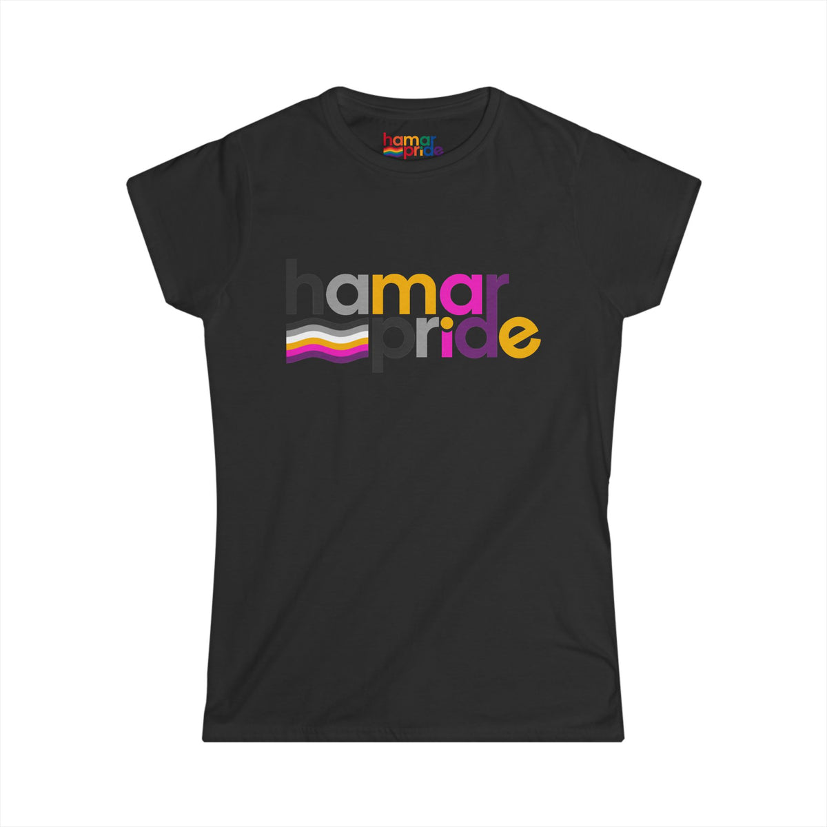 Hamar Pride Women's Softstyle Tee - Universal Asexual Pride