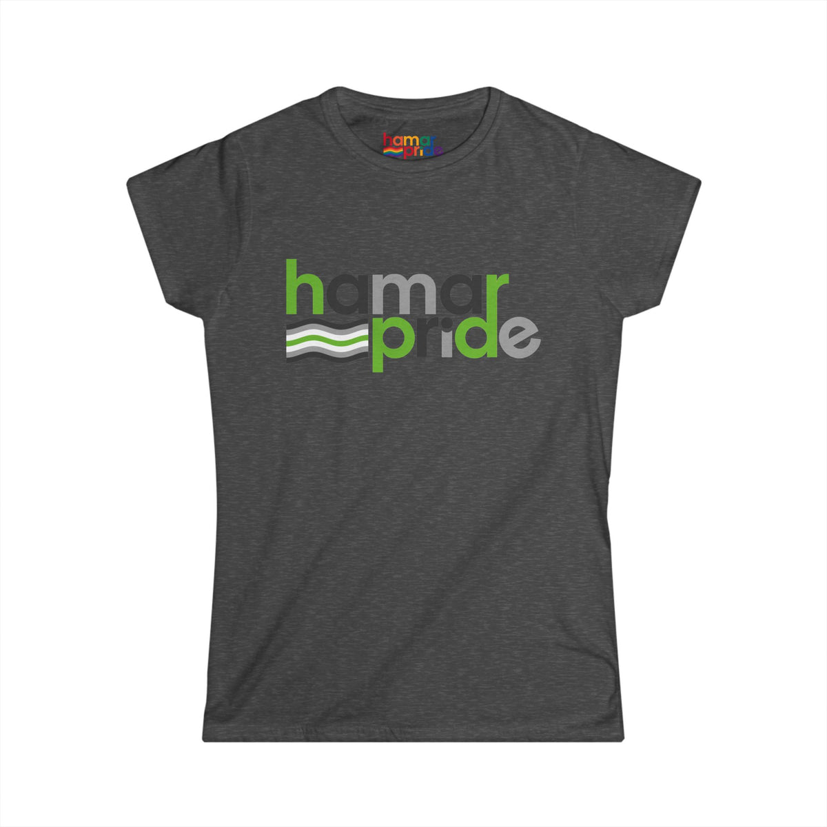 Hamar Pride Women's Softstyle Tee - Agender Pride