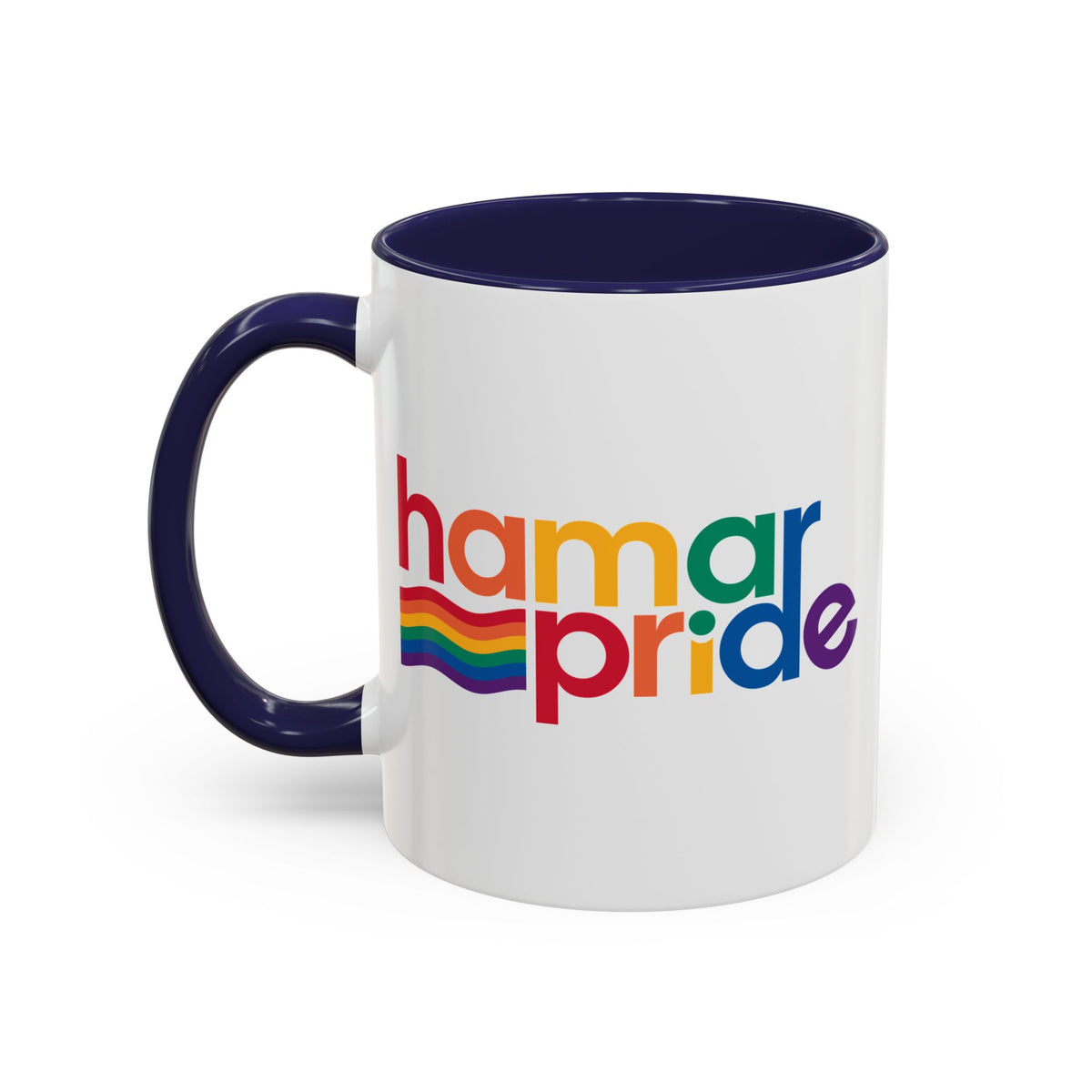 Hamar Pride Coffee Mug – Colorful Accent Ceramic Mug (11oz)