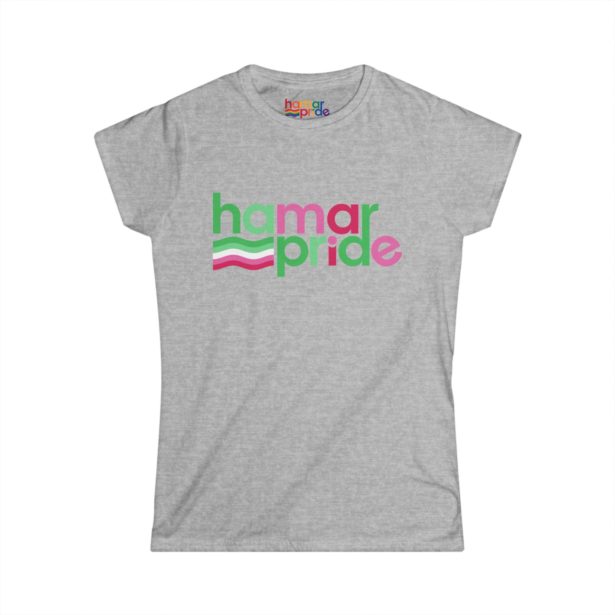 Hamar Pride Women's Softstyle Tee - Abrosexual Pride