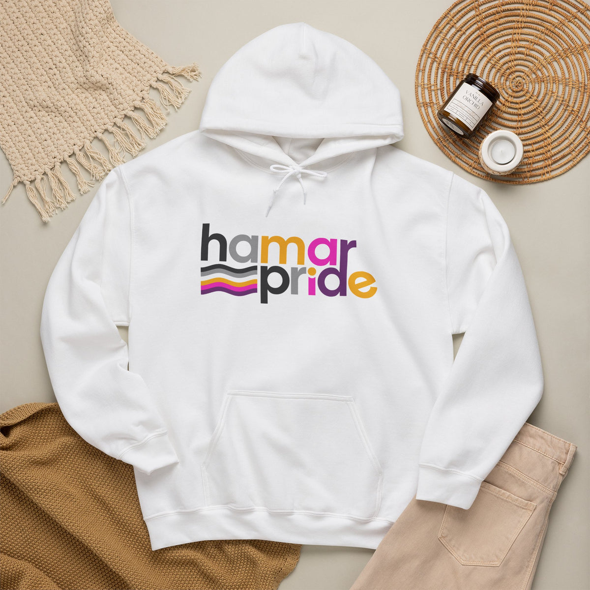 Hamar Pride Hoodie — Universal Asexual Pride