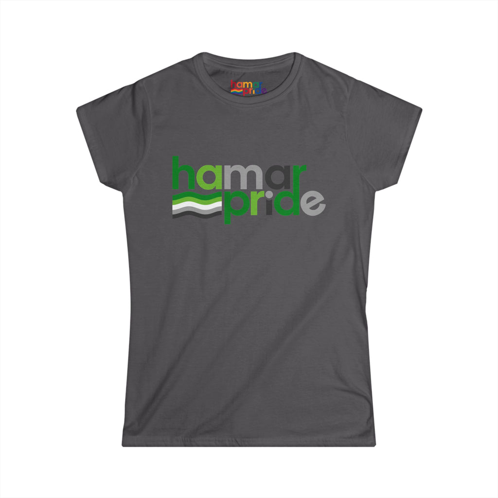 Hamar Pride Women's Softstyle Tee - Aromantic Pride
