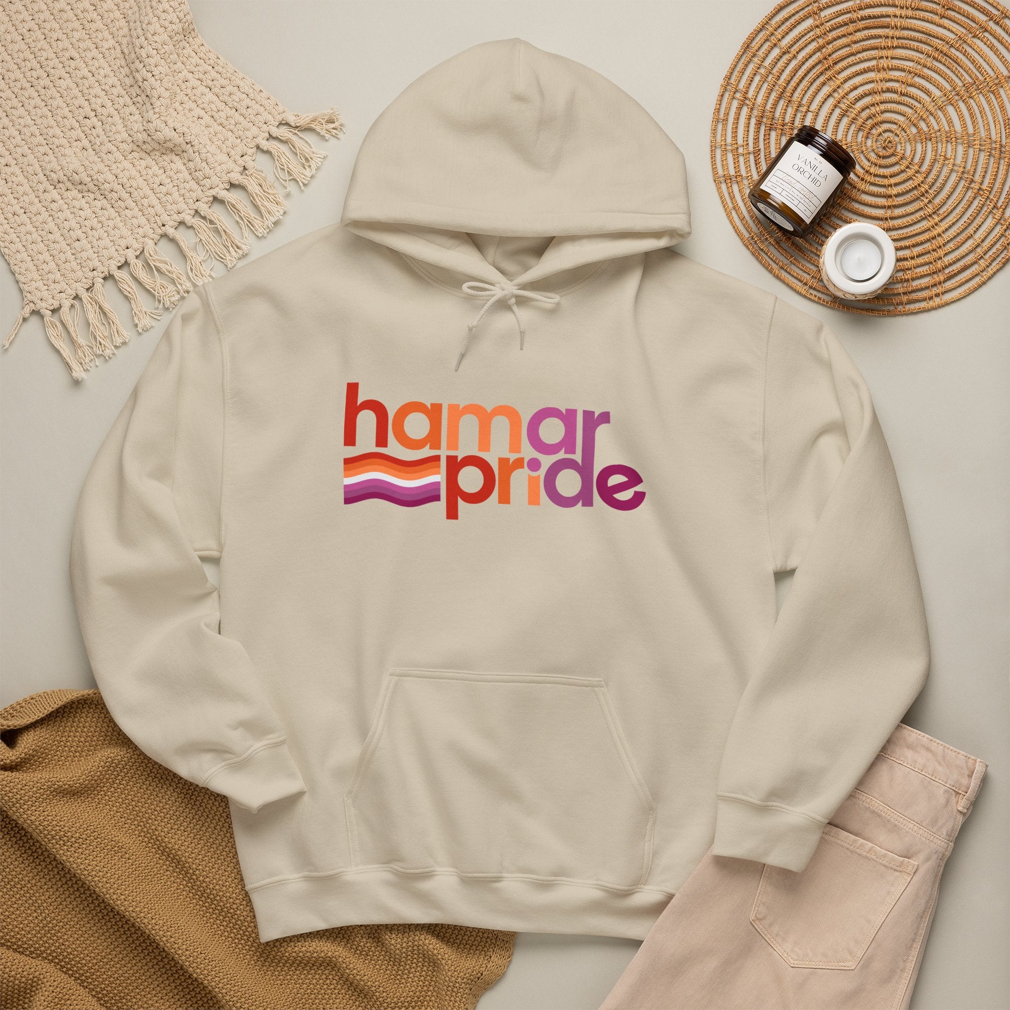 Hamar Pride Hoodie — Lesbian Pride