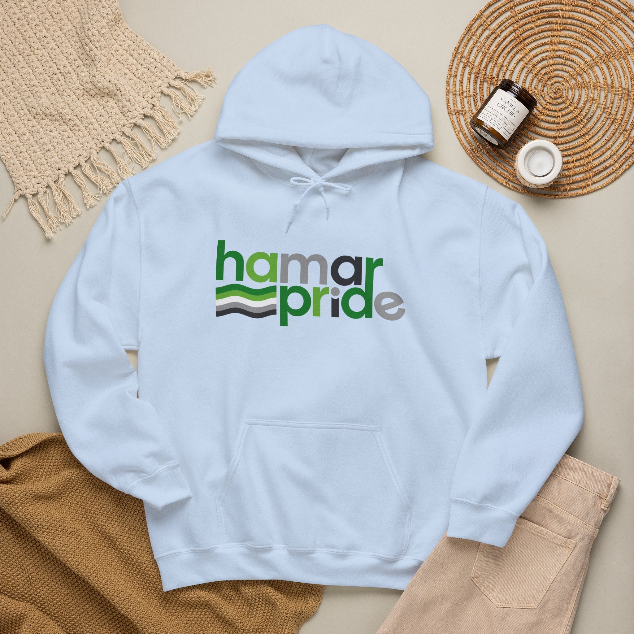 Hamar Pride Hoodie — Aromantic Pride
