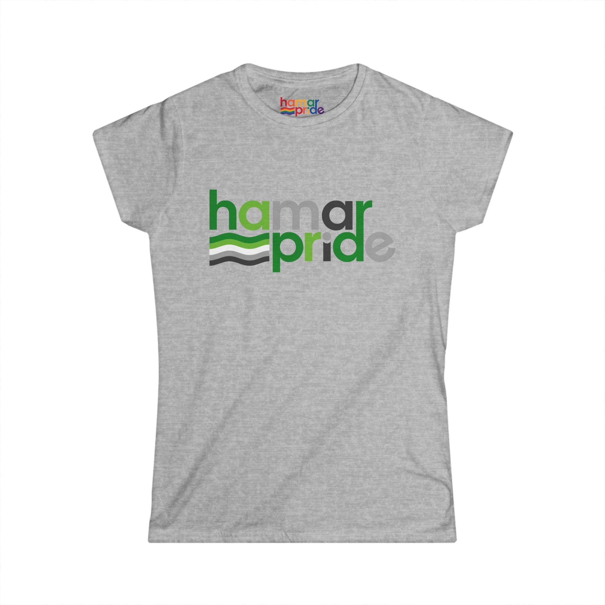 Hamar Pride Women's Softstyle Tee - Aromantic Pride
